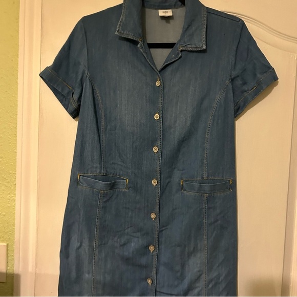 Cabi Denim Dress Size S piece of cale denim dress - Picture 8 of 15